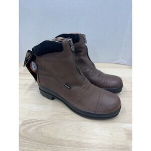 Ariat ATS Technology Zip Boots Womens 8B Brown Leather Lined Gore-Tex Waterproof